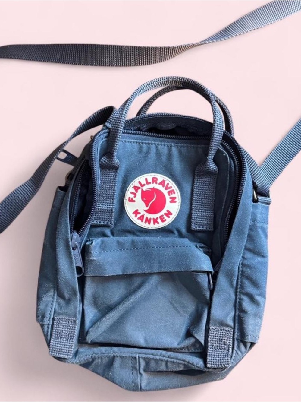 Fjallraven Kanken Mini Backpack in Slate Blue